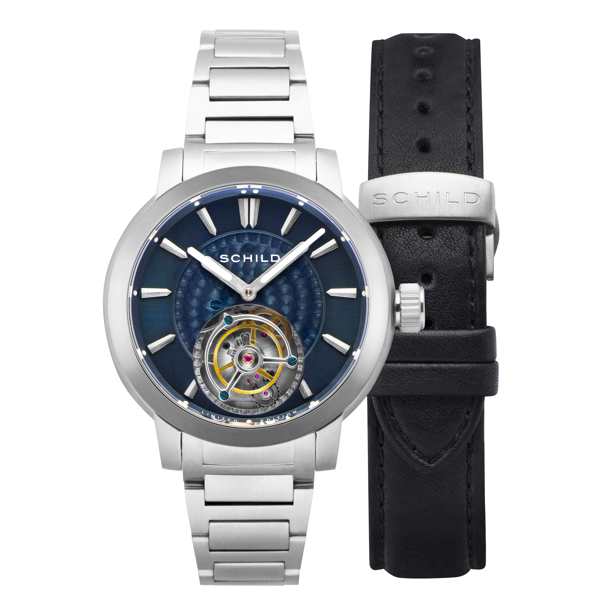 Navy | Friedrich Tourbillon – Schild 1896 Navy | Friedrich Tourbillon – Schild 1896