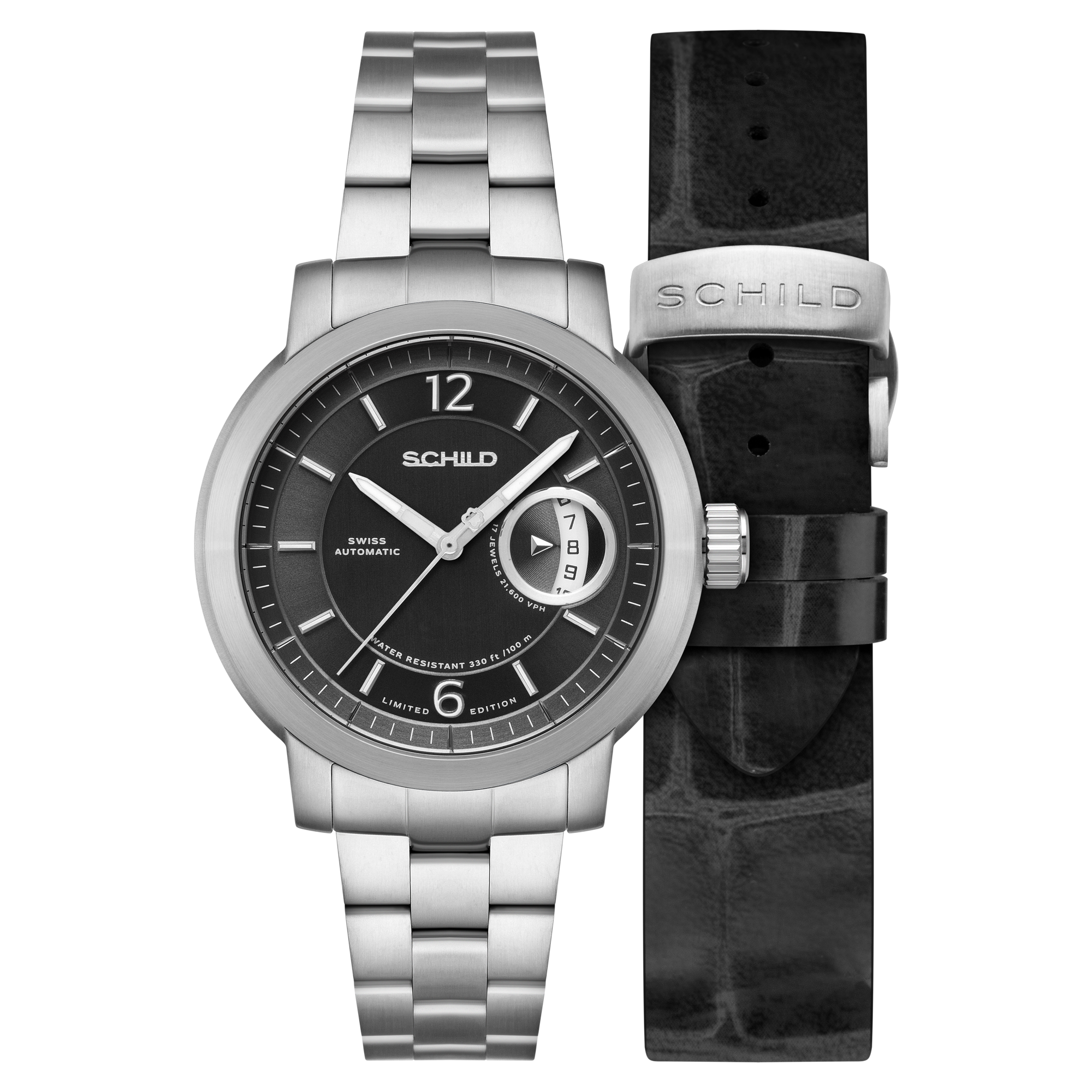 Tie Black | Heinrich Minimal Swiss Automatic Limited Edition Tie Black | Heinrich Minimal Swiss Automatic Limited Edition