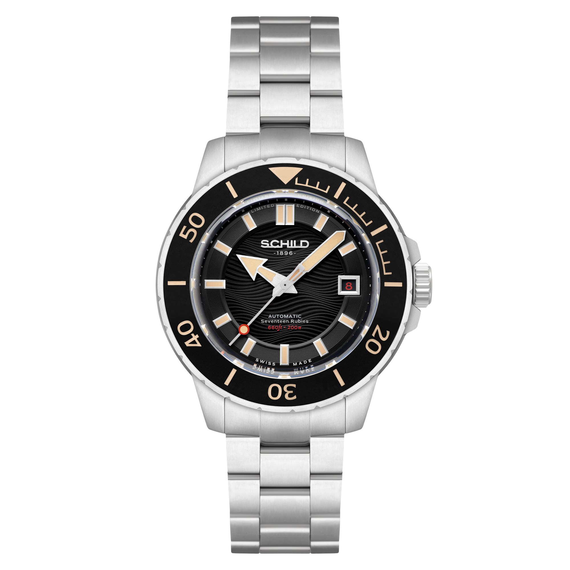 Ebony Black | Hermann Swiss Automatic Limited Edition – Schild 1896 Ebony Black | Hermann Swiss Automatic Limited Edition – Schild 1896