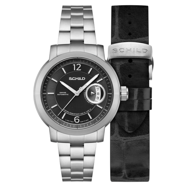 Tie Black | Heinrich Minimal Swiss Automatic Limited Edition Tie Black | Heinrich Minimal Swiss Automatic Limited Edition