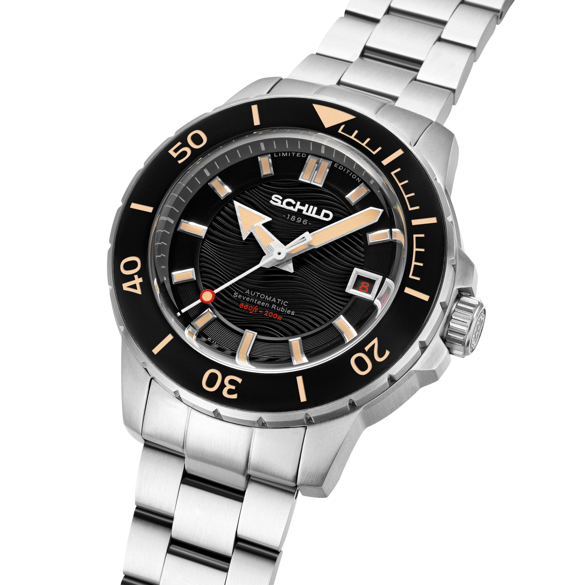 Ebony Black | Hermann Swiss Automatic Limited Edition – Schild 1896 Ebony Black | Hermann Swiss Automatic Limited Edition – Schild 1896