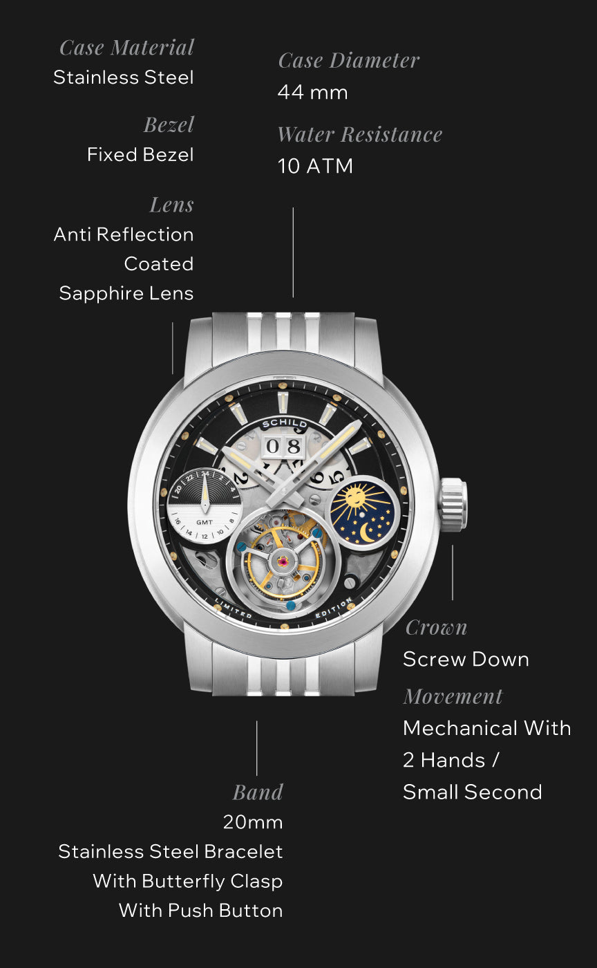 SC-1018 Heinrich GMT Moonphase Tourbillon Limited Edition
